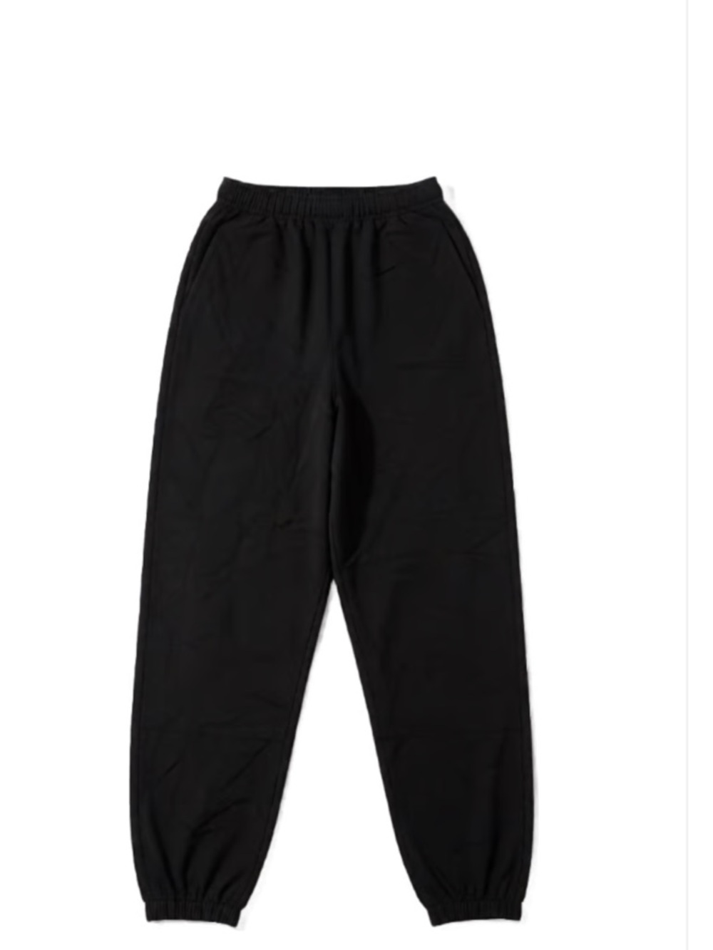 Black Woman’s Elastic Waist Jogger Pants Size Medium